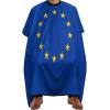 Vafogehu Adult Barber Cape European Union Flag Hairdresser Haircut Shawl Barber Apron view 1