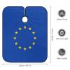 Vafogehu Adult Barber Cape European Union Flag Hairdresser Haircut Shawl Barber Apron view 2