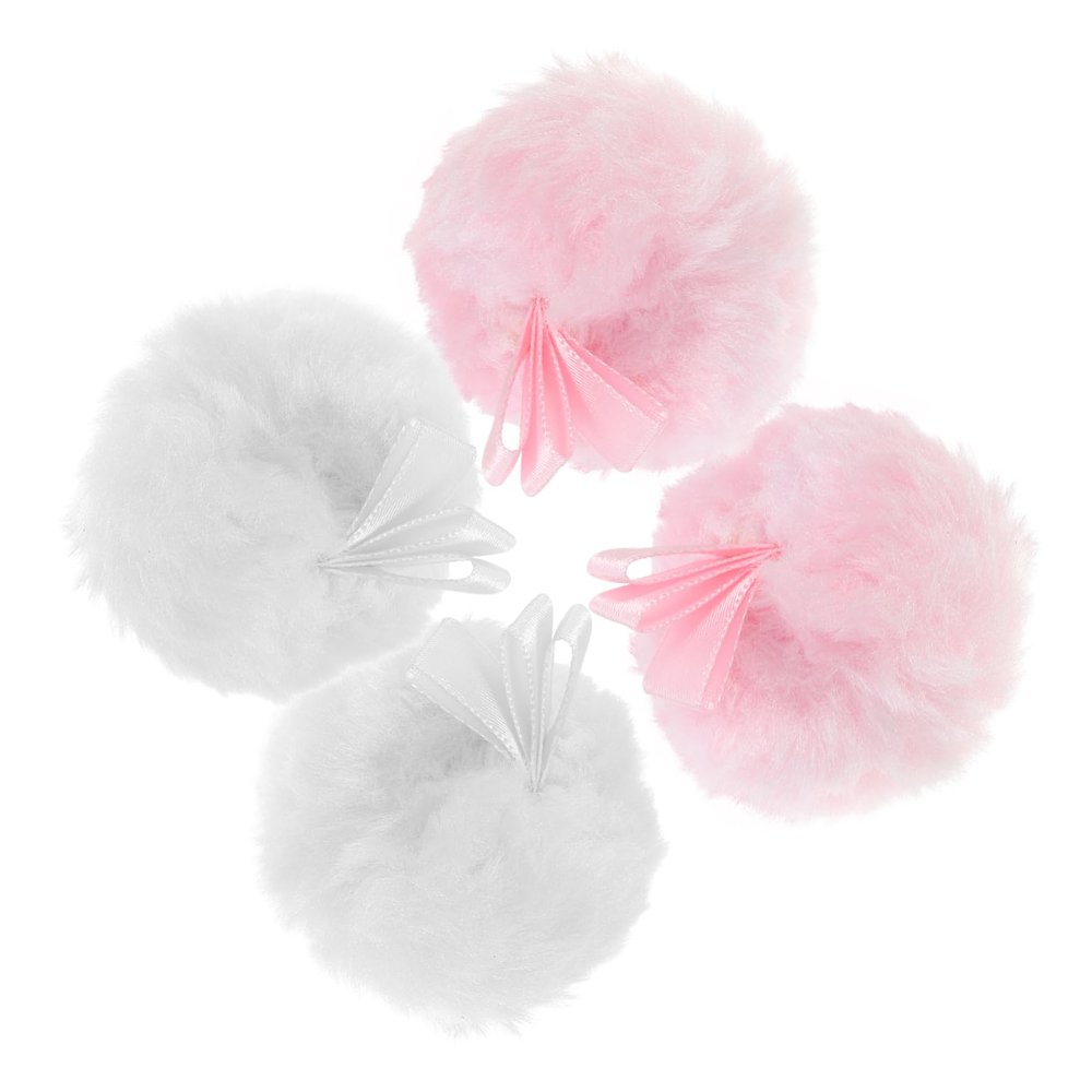 FOMIYES 4pcs Makeup Triangle Powder Puff Soft and Fluffy for Dry Powder Application Cleaning Pads for Face Random Style