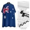 Vafogehu Adult Barber Cape Australian Flag Hairdresser Haircut Shawl Barber Apron view 4