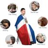 Vafogehu Adult Barber Cape Dominican Flag Hairdresser Haircut Shawl Barber Apron view 3