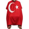 Vafogehu Adult Barber Cape Flag of Turkey Hairdresser Haircut Shawl Barber Apron view 1