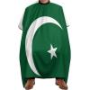 Vafogehu Adult Barber Cape Pakistan Flag Hairdresser Haircut Shawl Barber Apron view 1