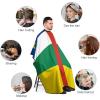 Vafogehu Adult Barber Cape Central African Flag Hairdresser Haircut Shawl Barber Apron view 3