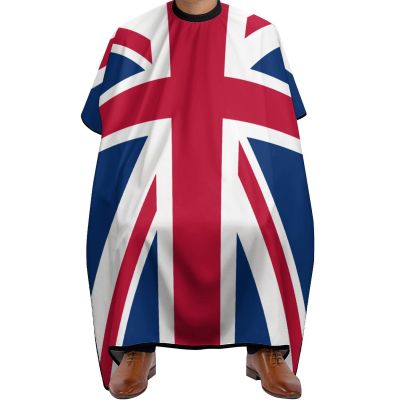 Vafogehu Adult Barber Cape British Flag Hairdresser Haircut Shawl Barber Apron