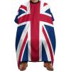 Vafogehu Adult Barber Cape British Flag Hairdresser Haircut Shawl Barber Apron view 1