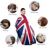 Vafogehu Adult Barber Cape British Flag Hairdresser Haircut Shawl Barber Apron view 3