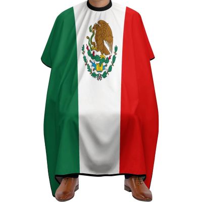 Vafogehu Adult Barber Cape Mexico Flag Hairdresser Haircut Shawl Barber Apron