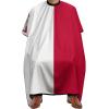 Vafogehu Adult Barber Cape Flag of Malta Hairdresser Haircut Shawl Barber Apron view 1