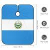 Vafogehu Adult Barber Cape El Salvador Flag Hairdresser Haircut Shawl Barber Apron view 2