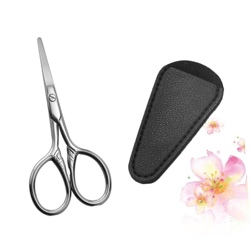 MAGICLULU 1 Set Portable Beard Scissors Precision Mustache Trimming Scissors for Men