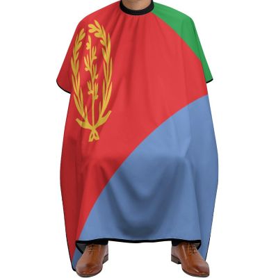 Vafogehu Adult Barber Cape Eritrea Flag Hairdresser Haircut Shawl Barber Apron