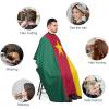 Vafogehu Adult Barber Cape Cameroon Flag Hairdresser Haircut Shawl Barber Apron view 3