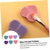 MAGICLULU Makeup Sponge Cleaner 6pcs Multifunctional Cleaning Pads Makeup Brush for Travel view 3