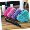 MAGICLULU Makeup Sponge Cleaner 6pcs Multifunctional Cleaning Pads Makeup Brush for Travel view 4