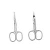 MAGICLULU 2pcs Stainless Steel Eyebrow Scissors and Nose Hair Trimmer Set Safe Precision Blades for Gentle Trimming of Facial Hair for Men and Women view 1