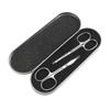 MAGICLULU 2pcs Stainless Steel Eyebrow Scissors and Nose Hair Trimmer Set Safe Precision Blades for Gentle Trimming of Facial Hair for Men and Women view 2