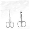 MAGICLULU 2pcs Stainless Steel Eyebrow Scissors and Nose Hair Trimmer Set Safe Precision Blades for Gentle Trimming of Facial Hair for Men and Women view 4
