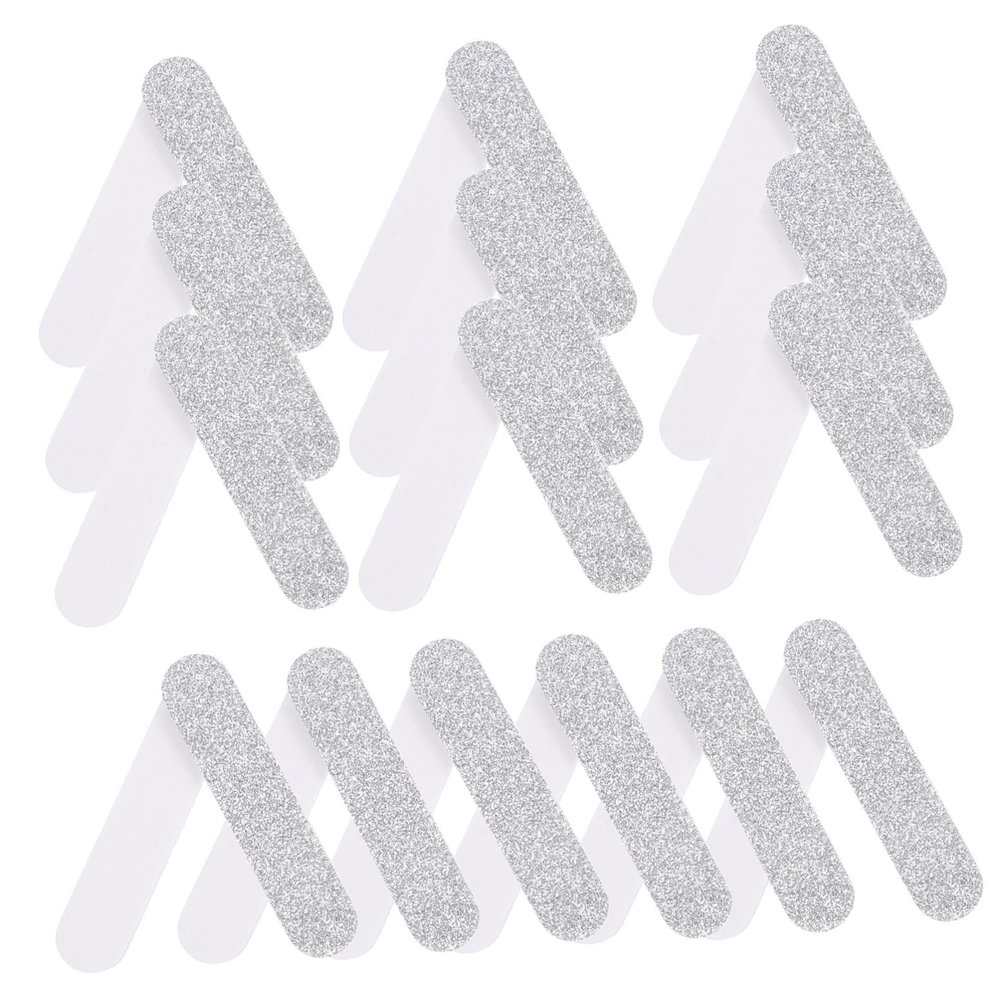 PLAFOPE 30pcs Glitter Nail File Strips for Fingernails Portable Nail Buffer for Manicure and Pedicure Safe Durable and Lightweight Art and Beginners