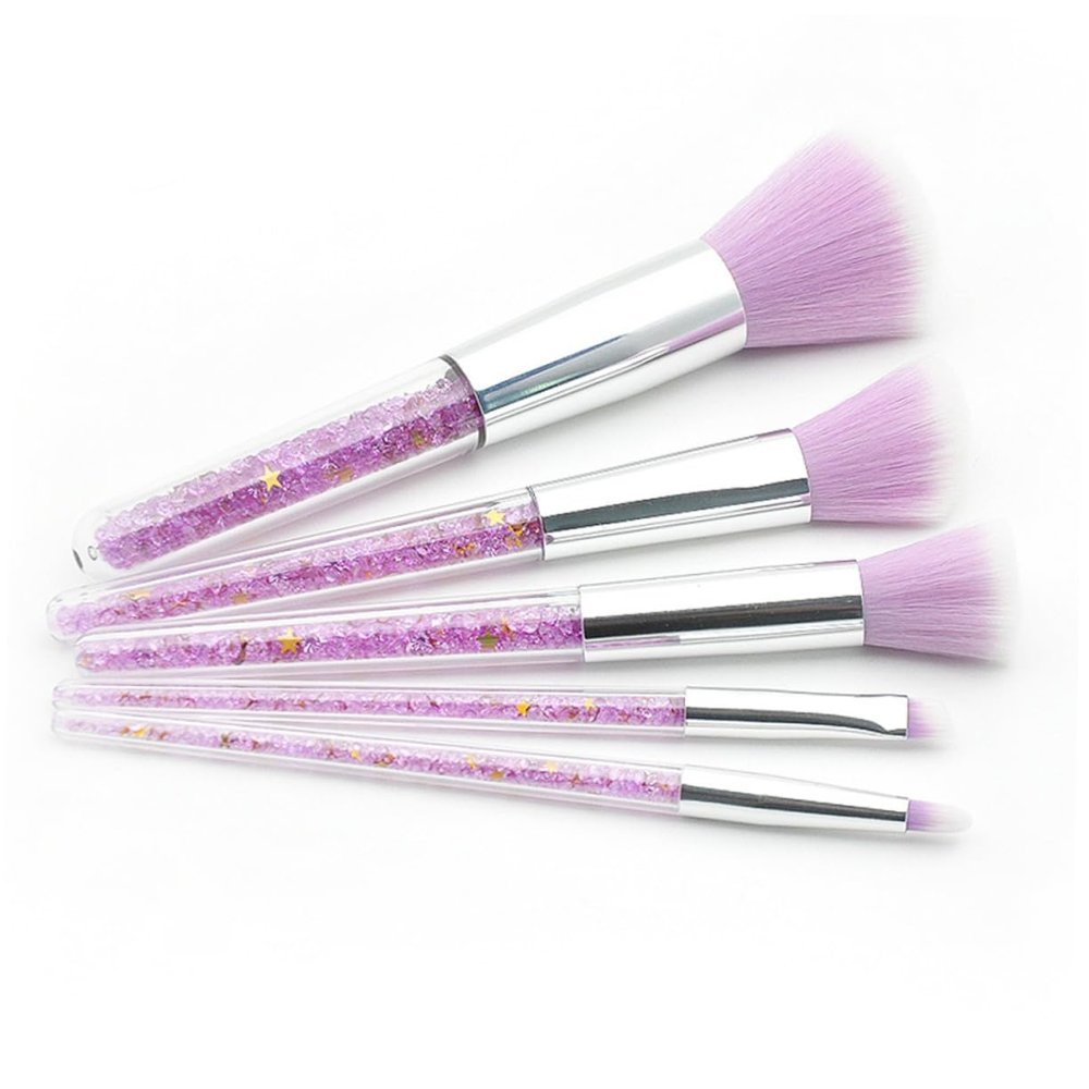 MAGICLULU Makeup Paint Brush Set 5 Pcs Cosmetics Brush Set for Women Powder/Eyebrow/Blending