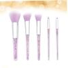 MAGICLULU Makeup Paint Brush Set 5 Pcs Cosmetics Brush Set for Women Powder/Eyebrow/Blending view 3