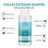 600ml Lash Shampoo Bulk, Eyelash Extensions Cleanser for Extensions, Safe Makeup Remover, Non-irritating or Burning Formula Eyelid Foaming Cleanser Best for Professional Salon and Home Use (Unscented) view 3