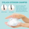 600ml Lash Shampoo Bulk, Eyelash Extensions Cleanser for Extensions, Safe Makeup Remover, Non-irritating or Burning Formula Eyelid Foaming Cleanser Best for Professional Salon and Home Use (Unscented) view 4