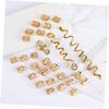 MAGICLULU 28pcs Dreadlock Hair Cuffs and Spiral Braids Jewelry Accessories Unique Hair Charms for Parties Weddings and Fashion Shows view 4