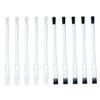 WHAMVOX 10pcs Coffee Machine Cleaning Brush White Handle White and Black Bristles Compact Design for Hard Reach Areas for Electronic Component Maintenance view 1