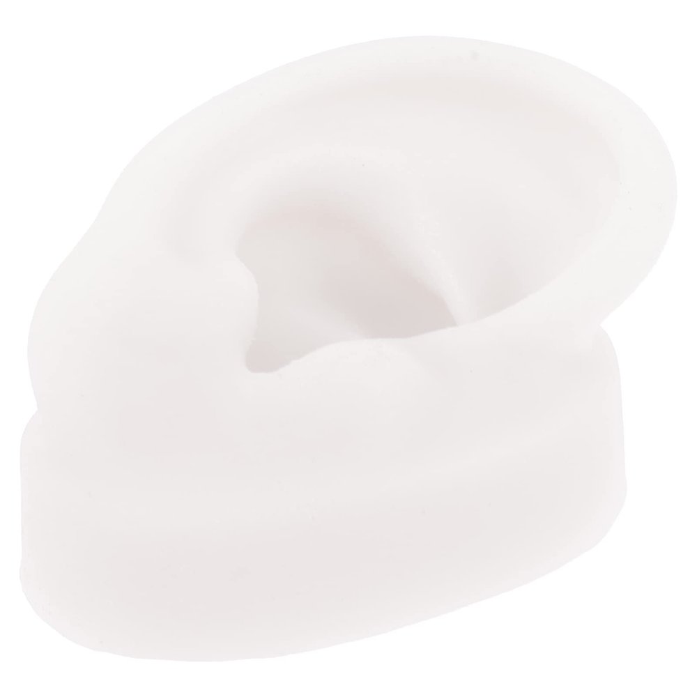 MAGICLULU Silicone Ear Piercing Jewelry Model Fake Ear Display Piercing Jewelry Practice Tool for Clinics