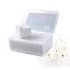 HAKIDZEL 1000pcs Non-Woven Makeup Facial Pads Thin Skin-Friendly Cosmetic Pads for Face Makeup Removal with Storage Box Skincare Routine view 2