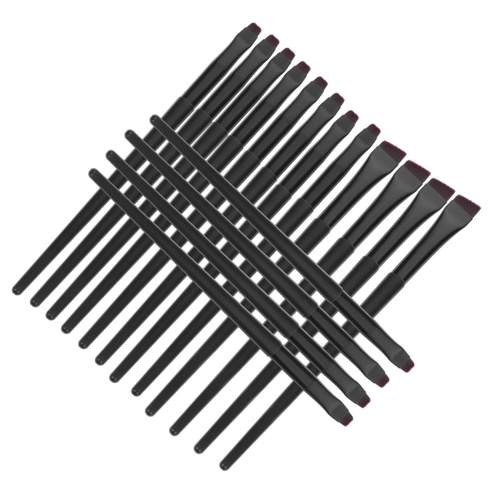 Ipetboom 16pcs Eyeliner Brush Precision Eye Liner Makeup Brushes for Women Ultra-fine Flat Angled Applicators for Compact and Lightweight Design for Easy Carrying
