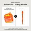 APRILSKIN Carrotene Cleansing Balm with Sebum Sweeper Pore Cleansing Silicone Brush view 2