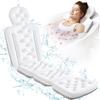 Full Body Bath Pillow for Bathtub, Thick Bathtub Cushion with Laundry Bag, Luxury Tub Pillow for Bath for Headrest Neck and Back Support White 60" x 16" view 1