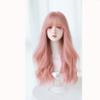 Azedssw Long Wave Wig Womens Wig With Bangs Blonde Cospaly Daily Party Synthetic Wigs Natural Fake Hair view 1