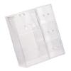 Acrylic Makeup Organizer Clear Cosmetic Brush Holder with Dustproof Lid 3 Drawers Cosmetic Storage Box view 2