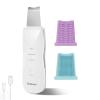 BRILLIRARE Face Scrubber, Skin Spatula, Facial Silicone Pore Cleaner, Rechargeable All Skin Types Waterproof Blackhead Remover Tools for Deep Cleansing, Exfoliating, 3 Modes Wireless, White view 1