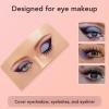 Makeup Practice Face, 4 Sets Eye Makeup Practice Board Closing Opening Eyes Reusable Silicone Mannequin Face Board White Yellow Black Wheat Skin view 2