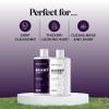 Advanced Biotin Shampoo and Conditioner Set - Sulfate and Paraben Free Shampoo and Conditioner for Thinning Hair with Rice Water Black Castor Caffeine Collagen and Rosemary Essential Oil (16 Fl Oz) view 2