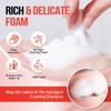 Lash Shampoo for Lash Extensions 60 Ml/2fl.oz Eyelash Extension Cleanser Oil Free Lash Cleanser for Eyelash Care, Gentle Foaming Eyelash Shampoo with Brush for Salon Home Care (Peach 60ml) view 4