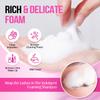 Lash Shampoo for Lash Extensions 60 Ml/2fl.oz Eyelash Extension Cleanser Oil Free Lash Cleanser for Eyelash Care, Gentle Foaming Eyelash Shampoo with Brush for Salon Home Care (Cherry Blossmom 60ml) view 4
