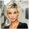 Dempiire Human Hair Short Wigs For Women,Blonde Bob Wig Short White Wig Closure Wig With Bangs Silver Wig Natural Wigs view 1