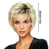 Dempiire Human Hair Short Wigs For Women,Blonde Bob Wig Short White Wig Closure Wig With Bangs Silver Wig Natural Wigs view 2