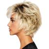 Dempiire Human Hair Short Wigs For Women,Blonde Bob Wig Short White Wig Closure Wig With Bangs Silver Wig Natural Wigs view 4