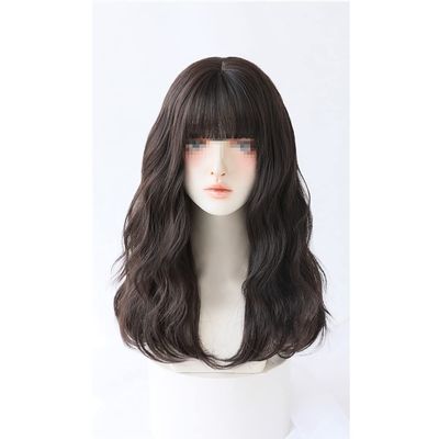 Azedssw Long Wave Wig Womens Wig With Bangs Blonde Cospaly Daily Party Synthetic Wigs Natural Fake Hair