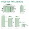 Suteng Travel Bottles for Toiletries, 5 Pack Travel Size Containers, TSA Approved Leak Proof - Silicone Toiletry Containers with Clear Bag for Shampoo, Conditioner & Lotion, Travel Essentials (Green) view 4