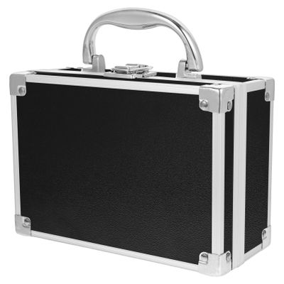 Baluue Aluminum Alloy Makeup Case Portable Organizer Cosmetic Briefcase for Tools Instruments and Travel Storage