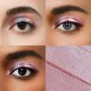 Color Mirror Cream Waterproof Hypoallergenic Eyeshadow Stick, long wear Metallic Glitter Matte Eye Shadow Pencil With Makeup Brush, Eye Brightener, 52 Cherry Metallic view 2