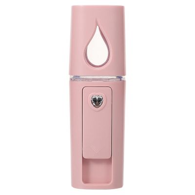 Baluue Mini Face Steamer Portable Facial Humidifier USB Rechargeable Hydrating Mist Spray for Skincare Travel Salon Use Compact Stylish Design for Women