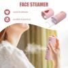 Baluue Mini Face Steamer Portable Facial Humidifier USB Rechargeable Hydrating Mist Spray for Skincare Travel Salon Use Compact Stylish Design for Women view 3